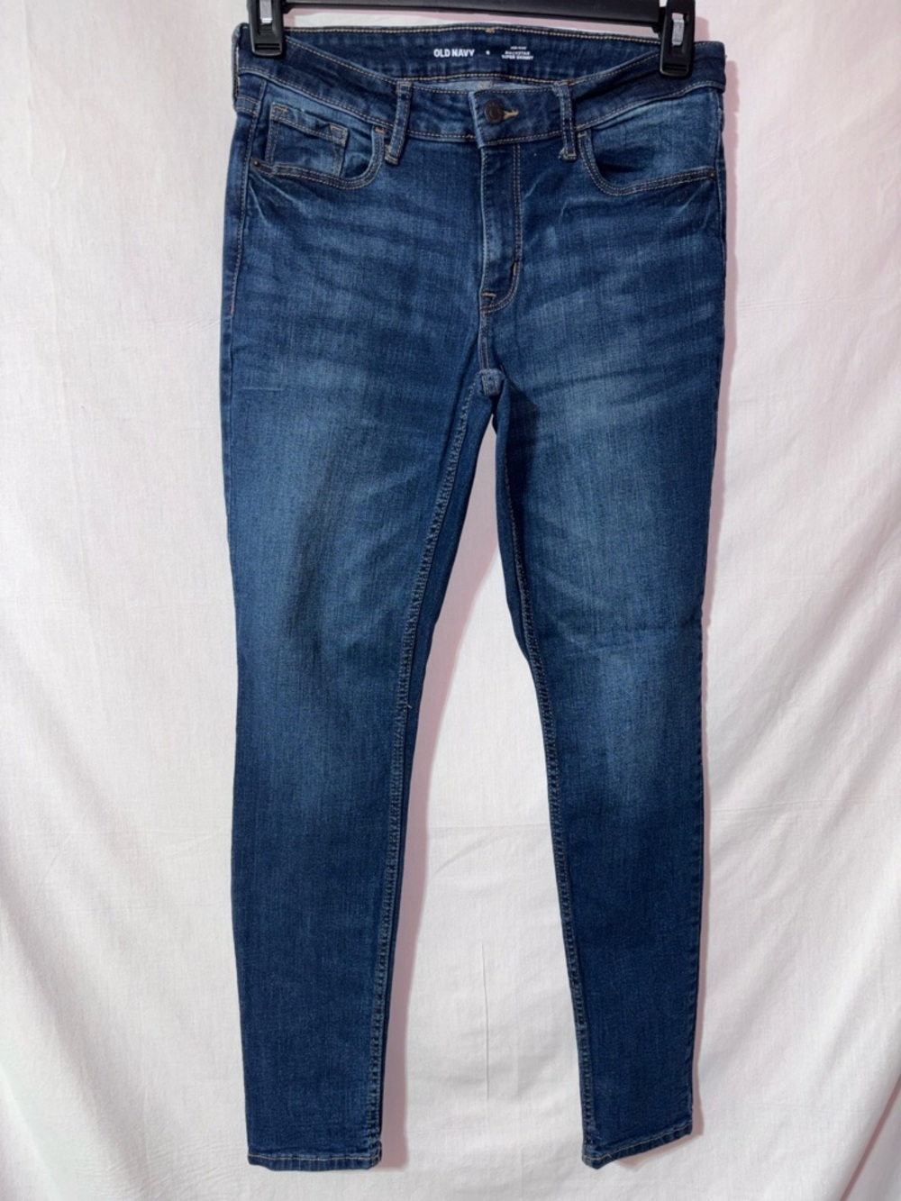 Old Navy Dark Blue Rockstar Super Skinny Jeans